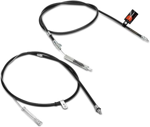 A-Premium Rear Driver and Passenger Side Parking Brake Cable Assembly Compatible with Chevrolet and GMC Models: Silverado 2500 HD 2001-2005, Sierra 2500 HD 2001-2005, 2-PC Set - Replace# 15030766 in Saudi Arabia