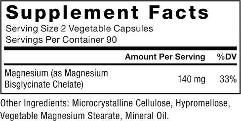 Force Factor Magnesium Glycinate, Magnesium Supplement for Women and Men to Support Sleep, Muscle Relaxation, and Mood, Easy on The Stomach, Vegan, 3-Month Supply, 180 Capsules in Saudi Arabia