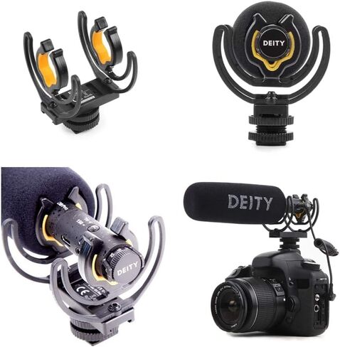 ميكروفونات Deity V-Mic D3 Pro Supercardioid على الكاميرا مع نظام تعليق Rycote Lyre in Kuwait