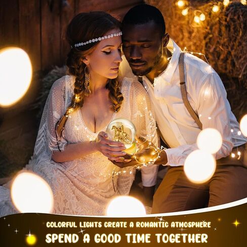 Irenare 12 Pcs 3.9 Inch DIY Snow Globe Kit Clear Plastic Water Globe with 6 Pcs 1.45 Inch High Glow Wood Base for DIY Crafts Christmas Ornaments Keepsake Gift Decoration Plant Terrarium Display in Saudi Arabia