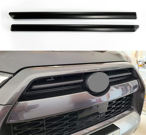 4 RUNNER blackout trim ,Front Middle Grille Center Grille Overlay Trims 2 pcs ABS Compatible with Toyota 4Runner 2020 2021 2022 2023(Matte black) in Saudi Arabia