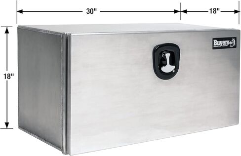 منتجات المشترين - 1706415 صندوق شاحنة سفلي، ألومنيوم فضي، 18 × 18 × 60 بوصة in Kuwait
