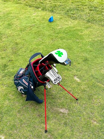 غطاء رأس Lucky Irish Four Leaf Clover Celtic Shamrock للسائقين من Golf - إغلاق مغناطيسي سهل الارتداء والخلع - جلد فاخر - يناسب سائقي 460cc in Kuwait