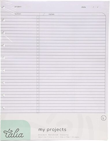 Talia Discbound Notebook Refills (College Ruled, Letter (8.5in x 11in)) in Saudi Arabia