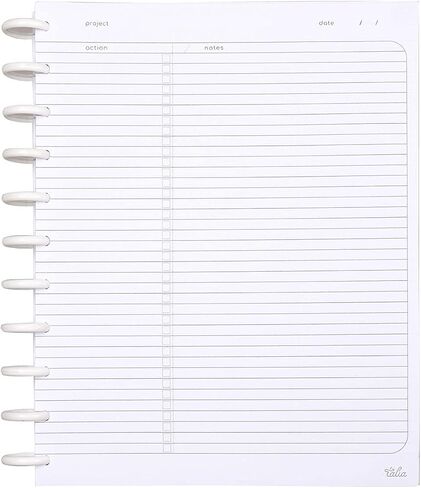 Talia Discbound Notebook Refills (College Ruled, Letter (8.5in x 11in)) in Saudi Arabia