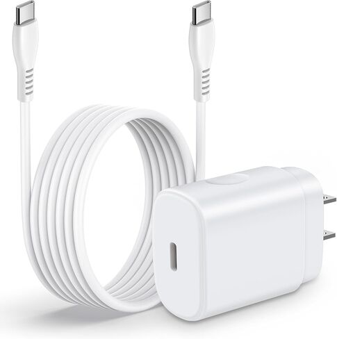 25W Samsung Fast Type C Charger for Samsung Galaxy A15 5G A54 A14 5G A25 A53 A23 A13 A03s A04s S24 Ultra S23 S22 S21 FE S20 Z Fold 5 Flip 5,Pixel 8 Pro 7a,USB C Charger Block 6FT C Type Charging Cord in Saudi Arabia