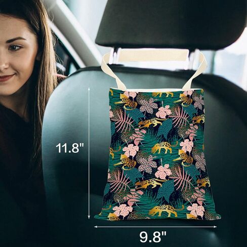 حقيبة قمامة السيارة، حقيبة قمامة السيارة، حقيبة قمامة السيارة معلقة، مقاومة للماء، منظم المقعد الخلفي للسيارة، سلة مهملات السيارة لإكسسوارات السيارة، السيارة، السفر، التخييم، الهواء الطلق، ديكور الجمجمة in Kuwait