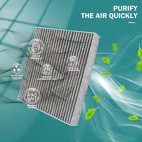 يتضمن فلتر هواء المقصورة استبدال الكربون المنشط لـ CP134 CF10134 Civic CR-V Odyssey CSX ILX MDX RDX AT134 in Kuwait