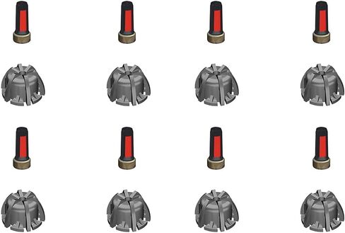 8 مجموعة حقن الوقود يا الدائري مجموعة الختم مجموعة من 4 قطع لنيسان لإنفينيتي لدودج لفورد لميركوري in Kuwait