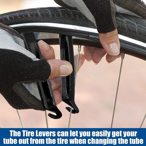 8 قطع من أنابيب الدراجة مع 2 رافعة للإطارات، أنابيب داخلية للدراجة، أنبوب إطار الدراجة 26 × 1.75-2.125 بوصة، صمام بريستا/فرنسي 48 مم يناسب 1.75/1.85 1.95/2.0/2.10/2.125 أنبوب داخلي لدراجة الأطفال الطريق MTB in Kuwait