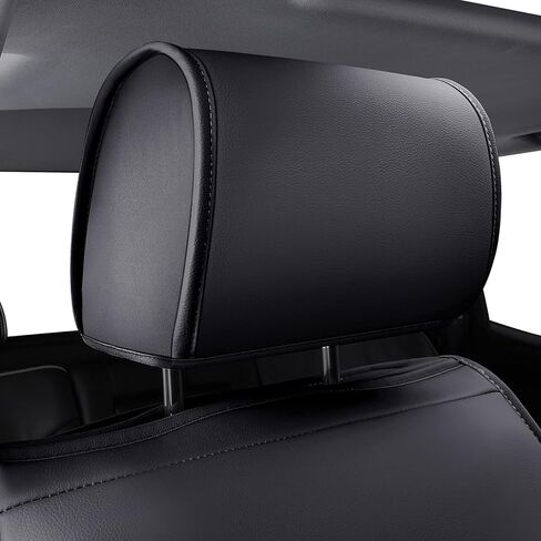 غطاء المقعد الأمامي LUCKYMAN CLUB Chevy Silverado/Sierra X04-S3، مناسب لطاقم 2007-2024 1500/2500 HD/3500 HD، كابينة عادية، مزدوجة/ممتدة مع جلد صناعي مقاوم للماء (أمامي فقط، أسود) in Kuwait