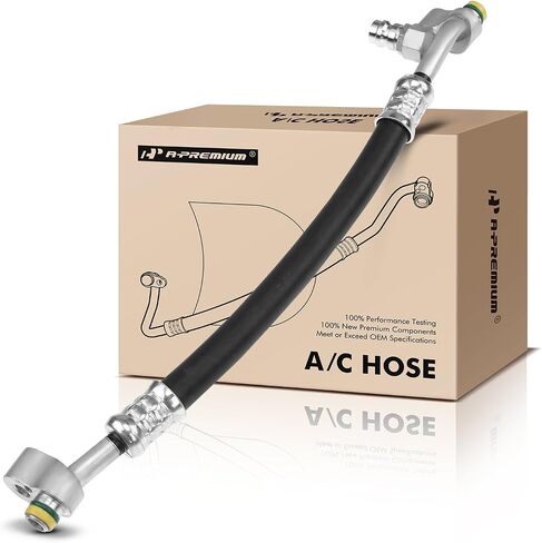 A-Premium A/C Discharge Line Hose Assembly Compatible with BMW 3-Series 323i 328i 325i / 328Ci 323Ci 325Ci 330Ci / 325xi 330i 330xi, 2.5L 2.8L 3.0L, Compressor to Condenser in Saudi Arabia