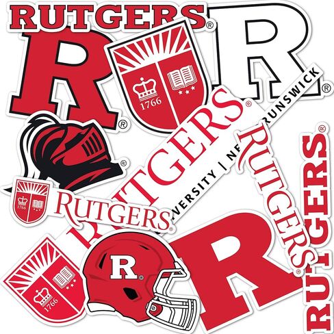 ملصق صبار الصحراء روتجرز ملصق جامعة ولاية نيوجيرسي RTX ملصقات الفينيل شارات الكمبيوتر المحمول زجاجة مياه سجل قصاصات السيارة T2 (النوع 2) in Saudi Arabia