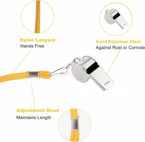 صفارة المدرب، 25 صفارة حكم كرة القدم مع حبل لحكم التدريب الرياضي في حالات الطوارئ in Kuwait
