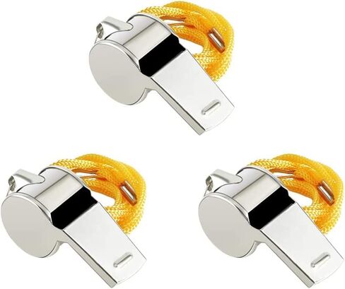 صفارة المدرب، 25 صفارة حكم كرة القدم مع حبل لحكم التدريب الرياضي في حالات الطوارئ in Kuwait