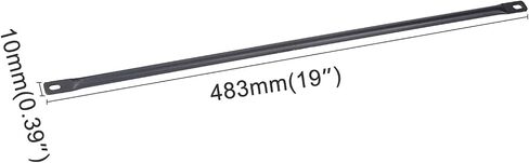 19" Horizontal Lacing Bar w/ 0.5 inch Offset rack Mount cable management, Pack of 10 in Saudi Arabia