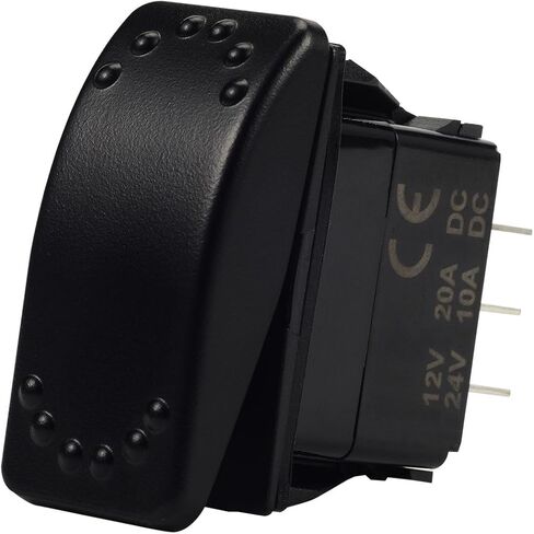 Waterproof 3 Position Rocker Switch 12V 20A 6 Pin DPDT ON Off ON Marine Boat Toggle Switch for Tractor Golf Cart 4x4 ATV UTV in Kuwait
