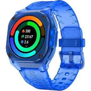 Easfone B3 Sport Smart Watch for Youth Teens and Kids, Activity Tracker Watch, Sleep & Heart Rate Monitor, IP68 Waterproof, Alarms Clock, 1.28" AMOLED, Age for 6 and up