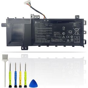 C21N1818-1 37Wh Battery Replacement for ASUS VivoBook 15 F512DA F512FJ F512FL F512JA F512FA F512FB F512UA X512FA X512FB X512FJ X512FL X512DA X512JA X512DK R564U R564FA 7.7V 4730mAh