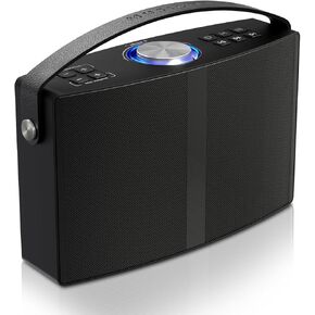 30W Portable Bluetooth Speaker, EQ, Louder Volume, Clear Stereo Sound, Rich Bass, Aux-in, U Disk, Dual TWS Pairing, Wireless Bluetooth Speakers for Home, Office, Party and Backyard