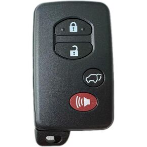 Smart Key for Toyota Highlander 2007-2014, YIKEBALOG 4-Button Remote Key Fob for HYQ14AAB 271451-0140 89904-48110