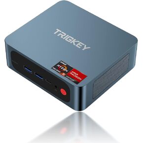 TRIGKEY Mini PC, AMD Ryzen 7 5850U(8C/16T, Up to 4.4GHz), 16GB DDR4 500GB M.2 NVMe SSD, Mini Desktop Computers, 4K@60Hz Triple Display/DP1.4+HDMI+Type-C, WiFi6/BT5.2/USB3.2, Office/Education/Gaming