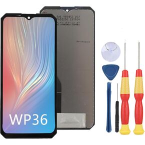 شاشة LCD متوافقة مع OUKITEL WP36 LCD عرض اللمس شاشة التجميع قطع الغيار مع الأدوات