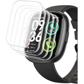 [5 Pack] screen protector for Sanorum smart watch G56, Case Friendly HD Clear [Anti-Scratch] [Bubble Free] [Anti-Fingerprint] PET Film for Sanorum G56 1.83" Smart Watch Smartwatch