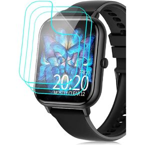 [3 Pack] for RLQA Smart Watch RL54 Screen Protector 1.83" Soft PET Film [Case Friendly] [Anti-Scratch] [Bubble Free] Screen Protector for RLQA 54 Smartwatch