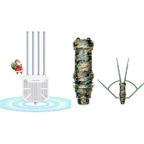 AX1800 WiFi 6 Wireless Outdoor Access Point with AC1200 Outdoor WiFi Extender
