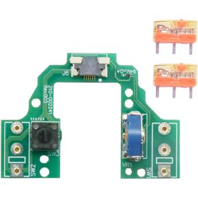 BestParts Mouse Hot-swap Switch Button Green Board Motherboard Replacement + Microswitch for Logitech G Pro X Superlight Wireless Gaming Mouse