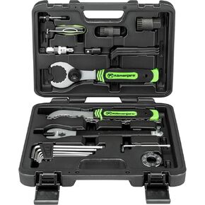 Kilimanjaro Cycle Series 21 Piece Bicycle Repair Tool Kit Set, Spoke Wrench, Tire Levers, Hex Keys, Pedal Spanner, Chain Tools - 910532ECE