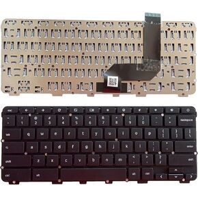 Replacement Keyboard Without Frame for Lenovo Chromebook N22 N22-20 EANL6029010 5CB0L02103, US Layout Black Color 9Z.NE2SQ.001 AENL6U02110