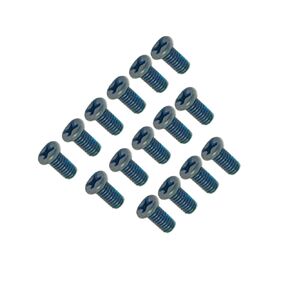Black Lower Bottom Base Cover Case Screws Replacement for MSI MS-16R1 MS-16R3 MS-16R4 MS-16R5 MS-16R8 GF63 (1set:15pcs)