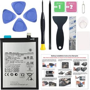 Compatible with Galaxy A05 Battery Replacement Kit, WT-S-N28 High-Capacity Li-ion Battery for Samsung A05 SM-A055F, Includes Tools & Instruction Manual