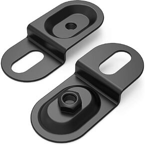 AUTO-VOX Steel Flat Tab Brackets for License Plates, Used for Soalr1 Wirless Backup Camera for Trucks