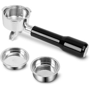 51mm Full Stainless Steel Portafilter With 2 Spouts Compatible for CASABREWS Espresso Machine CM5418, 3700Essential, Mr. Coffee Espresso and Cappuccino Machine, Wirsh Espresso Maker