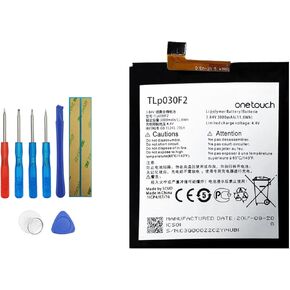 TLP030JC TLP030F2 Replacement Battery Compatible with Alcatel One Touch Idol 4S,OT-6070, BlackBerry DTEK60 with Toolkit