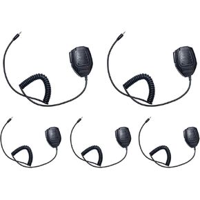 Speaker Mic Shoulder Microphone Compatible with Cobra Microtalk PX655 Cxt195 Cx112 PX650 ACXT1035r ACXT145 ACXT545 RX385 RX685 Walkie Talkie Two Way Radio 5Pack