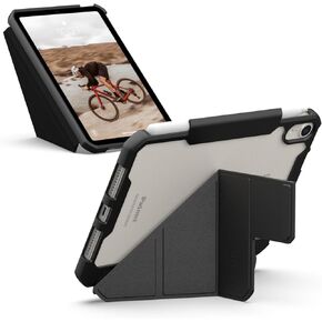 URBAN ARMOR GEAR UAG Designed for iPad Mini A17 Pro Case (7th Gen, 2024) A2993 A2995 A2996 8.3" Metropolis SE, Rugged Multi-Angle Folio Stand Smooth Protective Cover w/Pencil Pro/Pencil Holder, Black