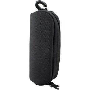 ZZY Tactical Molle Glasses Pouch, Durable Black Glasses Case for Eyeglasses and Sunglasses, Shockproof Eyeglasses Case with Molle Attachment, Portable Sunglass Case for Outdoor Use