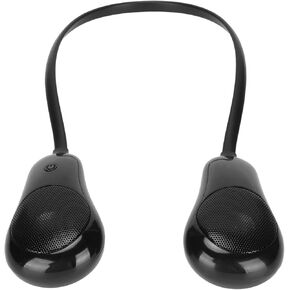 Neckband Bluetooth Speaker, Hands Wearable Speaker, True 3D Stereo Sound Around The Neck Speaker, Portable Neck Bluetooth Soundwear for Home Outdoor(Black)