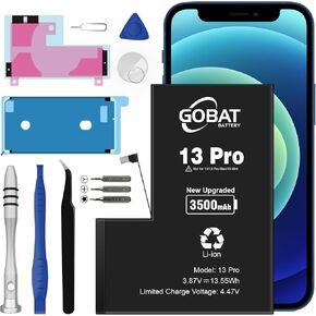 Replacement for iPhone 13 Pro Battery,3500mAh High Capacity Battery for iPhone 13 Pro Model (A2640 A2639 A2638 A2636 A2483) with Replacement Tool Kits