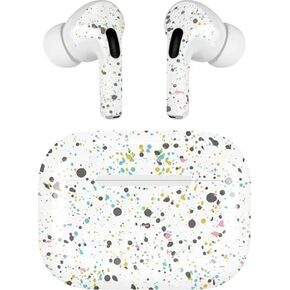 غلاف صوتي من Skinit متوافق مع Apple AirPods Pro (الجيل الثاني، 2022) بتصميم بقع بيضاء مصمم في الأصل in Kuwait