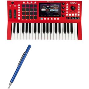 BoxWave Stylus Pen Compatible with Akai MPC Key 37 - FineTouch Capacitive Stylus, Super Precise Stylus Pen - Lunar Blue