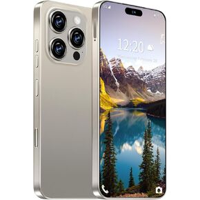 MMY I16 ProMAX Unlocked Cell Phone,6.99" HD Screen Unlocked Phones,8+256GB Android 13 7000mAh Long Battery Life Smartphone,5G/Dual SIM/Fingerprint Button Unlock/Photos/Face ID (Grey)