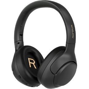 Nuroum HP40 Active Noise Cancelling Headphones Bluetooth, Hi-Fi Sound, Deep Bass, Over Ear & Foldable Design, ANC Wireless Headset Transparency Mode, Comfortable & Long Playtime for Gaming/Music/Calls