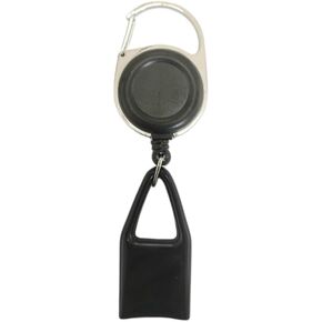 Black Retractable Lighter Holder Keychain Portable Silicone Leash Cover Single Clip Smoking Accessories,Lighters and Matches