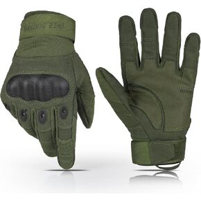 FREE SOLDIER Tactical Gloves for Men - Military Combat Gloves for Motorcycle Riding, Cycling, Hiking, Airsoft, Shooting | Reinforced Grip & Durable