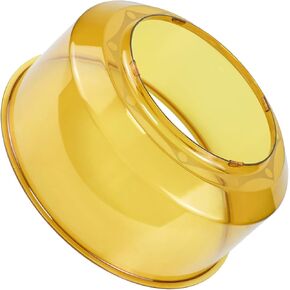 Power Dome for NuWave Pro Plus Oven and Elite Oven, High Temperature and Impact Resistant, Clear Amber Oven Dome